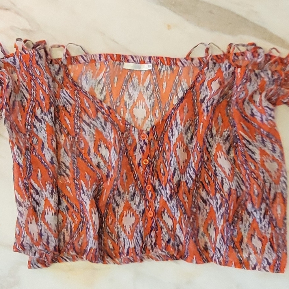 Festival Crop Top With Cut Outs XS